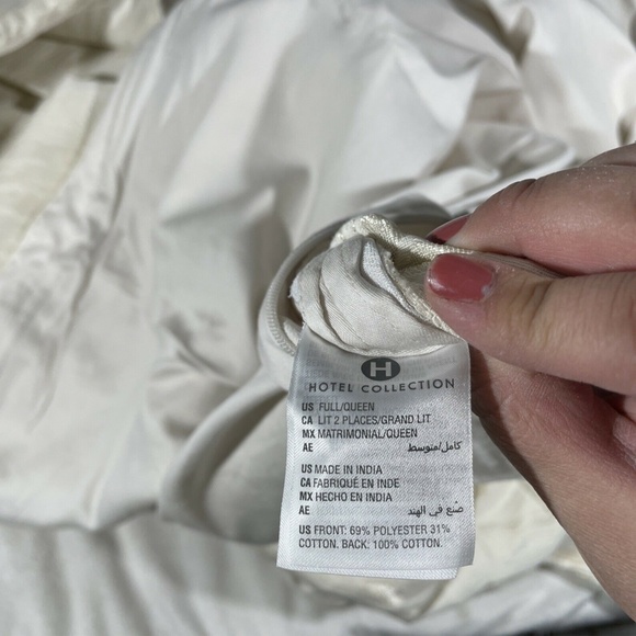 NIB Hotel Collection [ Full / Queen ] Moonstone Duvet Cover Only‎ - Picture 7 of 12